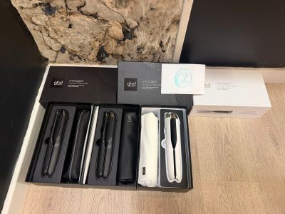 four different types of hair straightens in a box