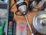 a table with a variety of tools on it