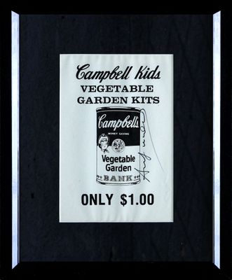 une photo d'un panneau indiquant « kits de légumes Campbell's à seulement 1,00 $ »