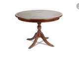 an image of a table with a marble top on a white background