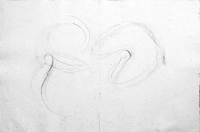 dessin représentant une paire de ciseaux sur une feuille de papier