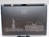 a picture of a laptop with a drawing on it