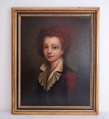 Ecole française du XVIIIe Portrait de jeune homme