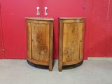pair of art deco nightstands in the manner of paul frank