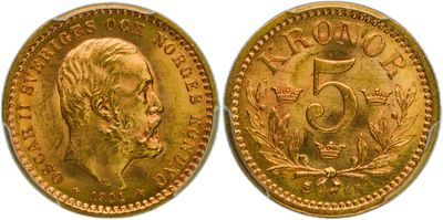 a gold sovereign coin with the face of a man in profile