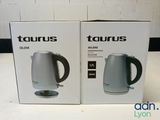 boxed picture of two taurus electric kettles sitting on a counter