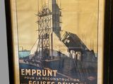 a picture of a poster on the wall of a building