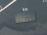 a close up of a speedometer on a car