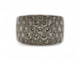 a close up of a ring on a white background