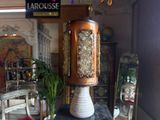 a vase that is sitting on top of a table