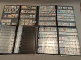 many different types of stamps on a table