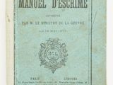 the front cover of a book with a picture of a manufel discrime