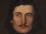 portrait of a man with a mustache and moustache