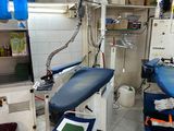a room with a lot of medical equipment in it