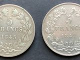 deux pièces d'argent portant les inscriptions « France » et « France »