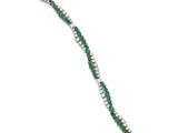 un bracelet d'émeraudes et de diamants