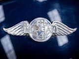 an image of a close up of a badge with wings on it