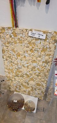 PLATEAU DE TABLE RECOUVERT DE MOTIF EN RESINE SUR LE THEME… - Photo 1