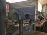 a machine that is sitting inside of a building