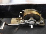 a close up of a machine that is on a table