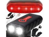 an image of a bicycle light with a usb charger attached to it
