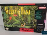 une image d'une boîte du jeu « Secret of Mana » de Nintendo