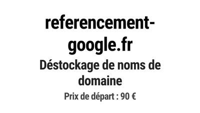 une photo en noir et blanc d'un panneau sur lequel on peut lire « référencement google fr »