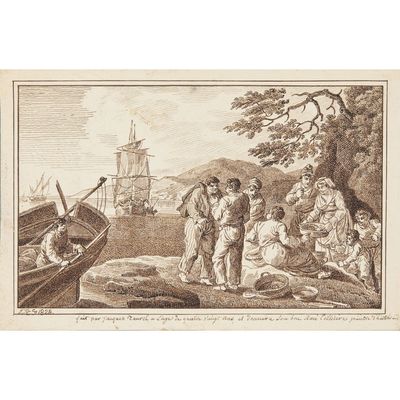 ENSEMBLE DE DEUX DESSINS : (i) JEAN-JACQUES TAUREL (Toulon, …