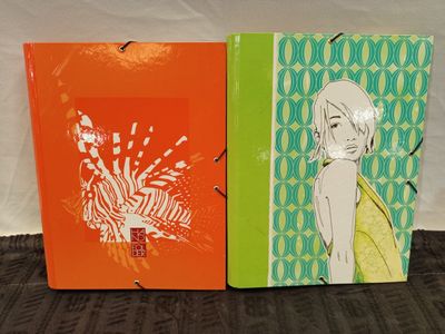 Lot de 126 chemises cartonnées de différents modèles