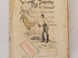 un vieux livre sur lequel figure le dessin d'un homme