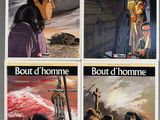 four books on the cover of a book called bout d ' homme, bout d ' homme, bout d ' homme, bout d ' homme