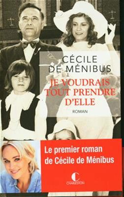 the cover of the book le premier roman de cecile de menius