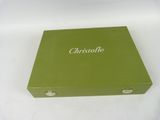 the box is green and has a name on it