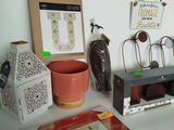 many items that are on the counter in this room