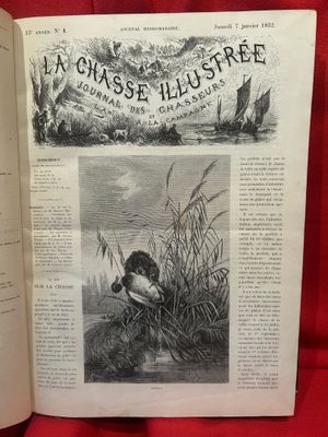 un livre ouvert avec l'image d'un canard dans l'eau