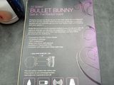 a box of bullet bunny products sitting on a counter