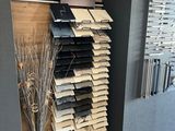 a large display of tile samples in a store