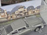 a model of a car in a display case