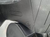 a close up view of a motorcycle ' s front seat