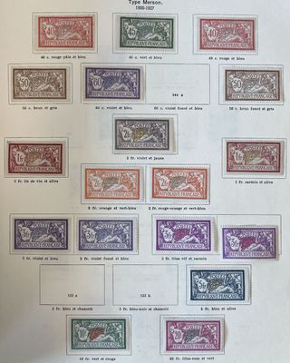 many different types of stamps on this page