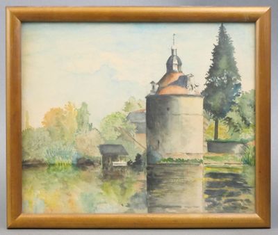 École du début du XXe siècle Le pigeonnier du Loup Pendu, Lu…