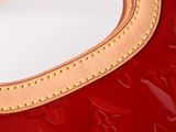 louis vuitton red monogram patent and leather shoulder bag