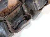 a close up of a pair of shoes with a belt