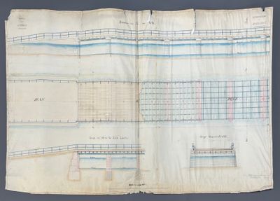 un croquis représentant le plan d'une gare en pleine journée