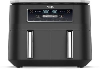 NINJA Foodi Dual Zone Airfryer Digital, 2 Tiroirs, 7,6L, 6-e…