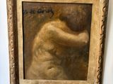 a picture of a painting hanging on the wall of a room