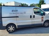 a van that is parked in a parking lot