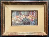 an image of a painting of a group of people in a garden