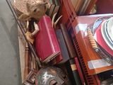 a pile of assorted items on the floor