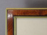 a close up of a picture frame with a picture in it
